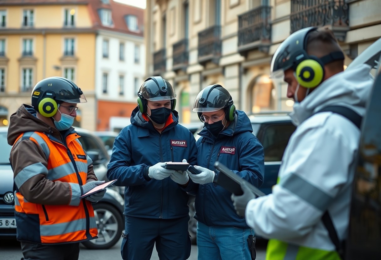 Équipe outillée et logée pour interventions longues partout en France