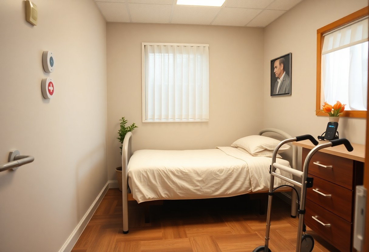 Sécurité et alertes médicales – équiper le studio de jardin senior